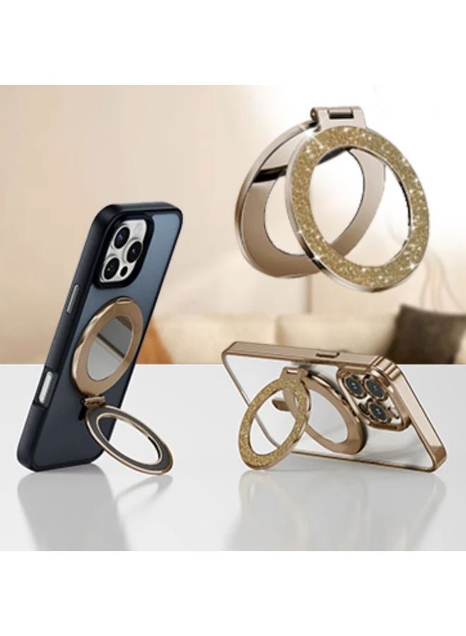 Blue Green Glitter Phone Holder Ring Grip Mirror Stand Universal Kickstand for iPhone Samsung Xiaomi - Image 1